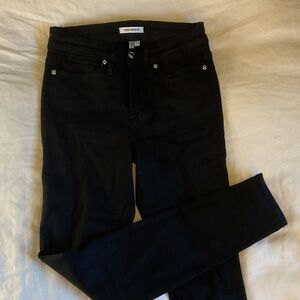 Good American Black Skinny Jeans - Sculpting High-Rise Fit